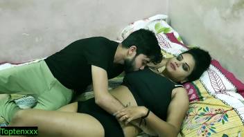 Indian hot and smart bhabhi taking advantage and fucking with innocent teen devor!